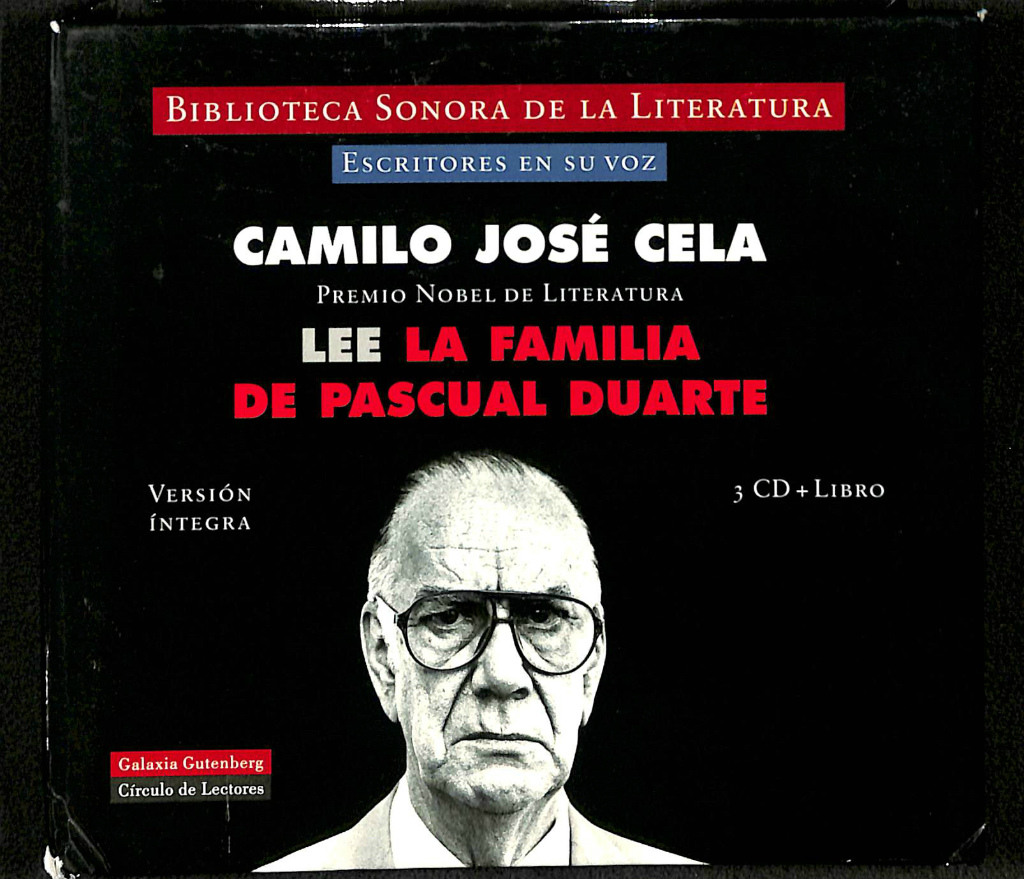 パスクアル・ドゥアルテの家族(スペイン語)LEE LA FAMILIA DE PASCUAL DUARTE CD3枚と書籍1冊 カミーロ・ホセ